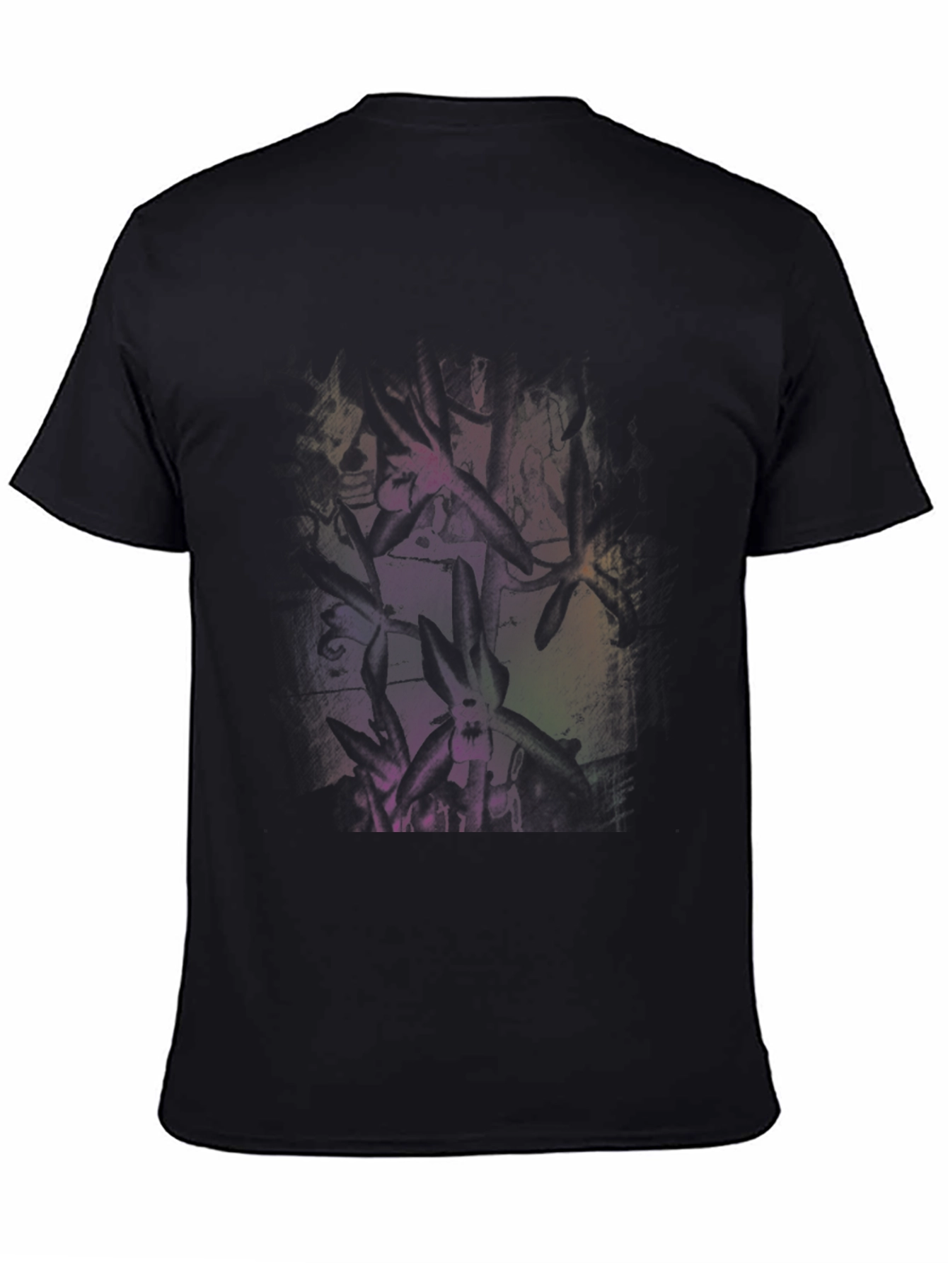 Abstract Art Black T-Shirt