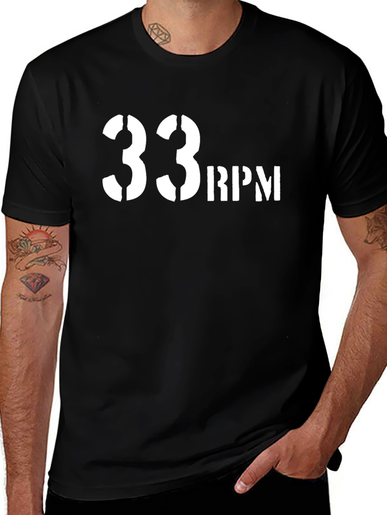 33 RPM Record Speed T-Shirt - Classic Music Tee