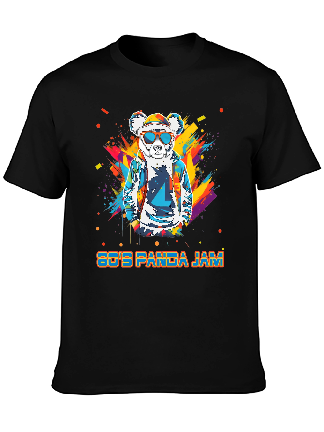 80s Panda Jam Graphic T-Shirt