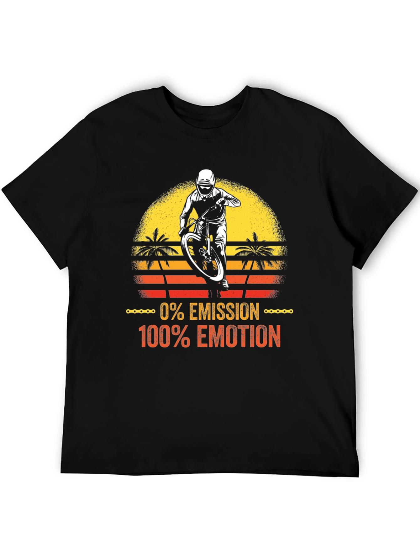 0% Emission 100% Emotion Mountain Bike T-Shirt