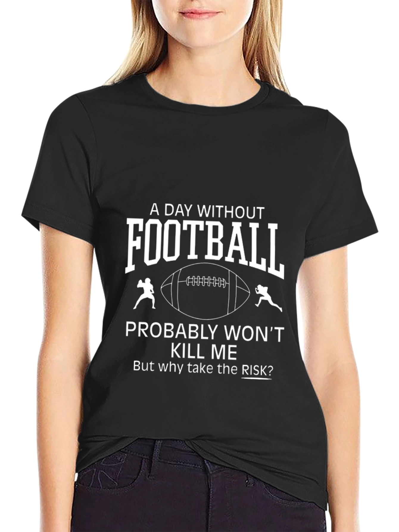 A Day Without Football Graphic T-Shirt