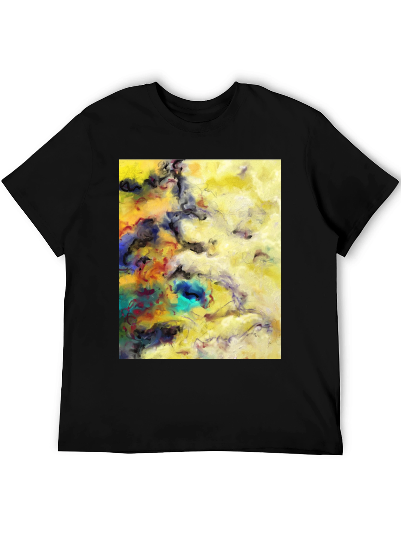 Abstract Art Graphic Tee - Modern Artistic Design