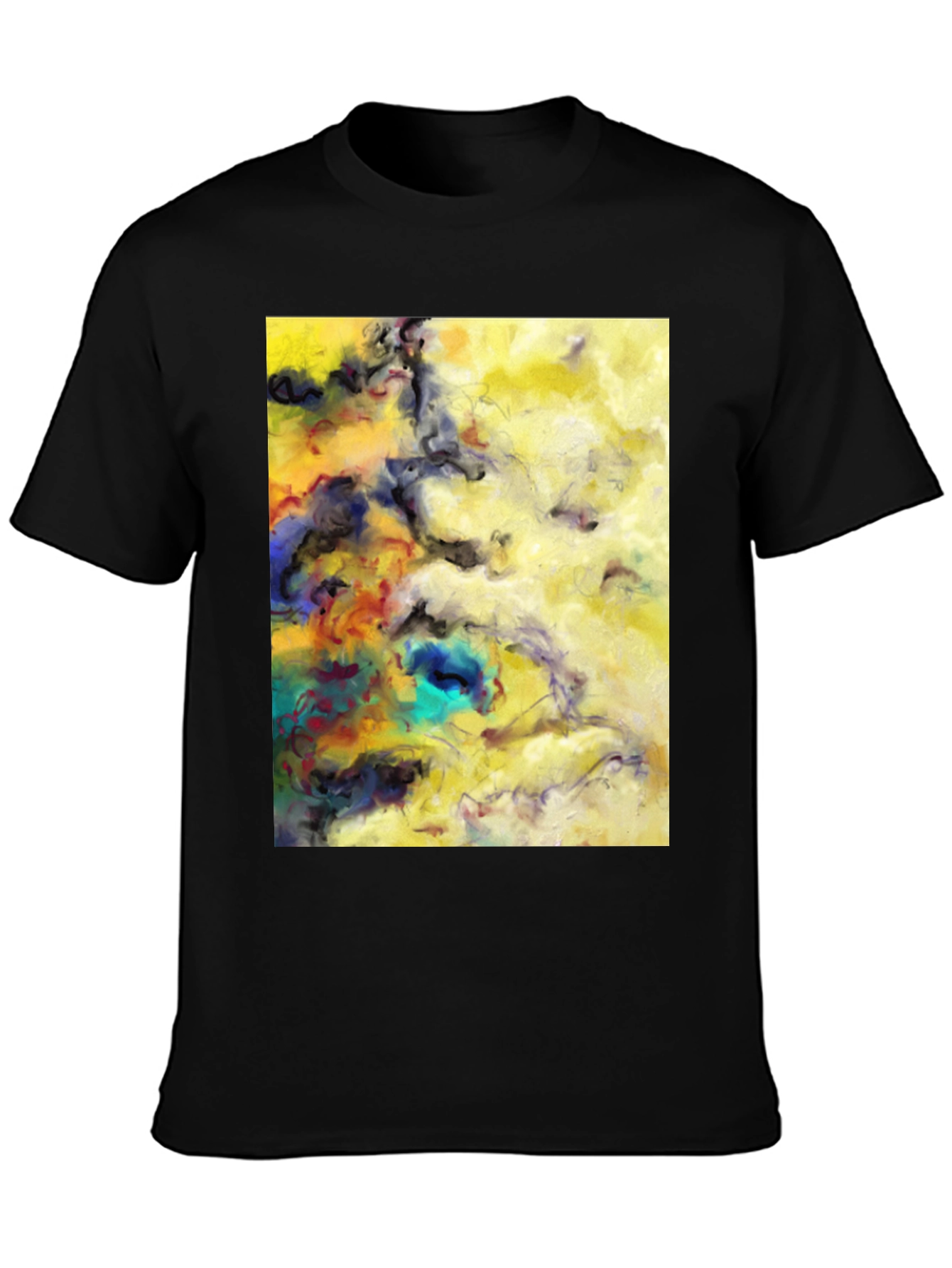 Abstract Art Graphic Tee - Modern Artistic Design